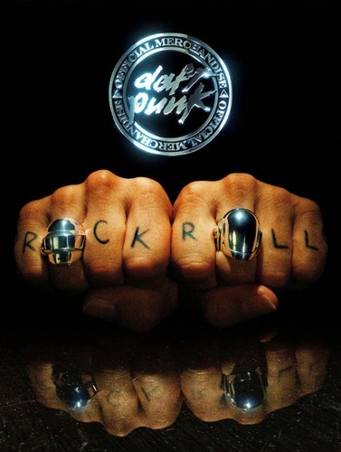 Daft punk rock - rock, robot