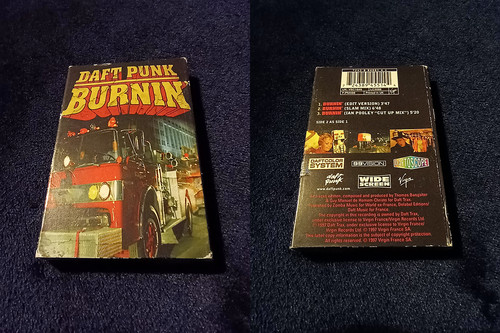 Daft punk burnin cassette - punk,
