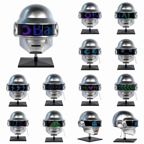 Daft punk thomas - helmet, silver