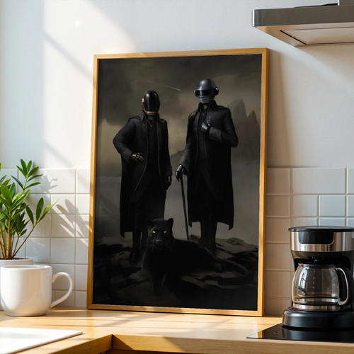 Daft punk gothic dark art - punk,